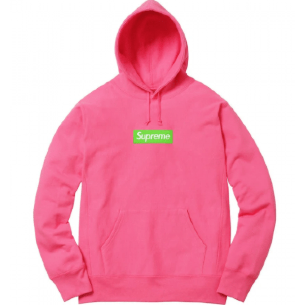 Supreme Box Logo Hoodie Pink FW17 by Youbetterfly